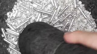 Silver Face Mask ASMR