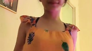 Cute maid asian dance 4