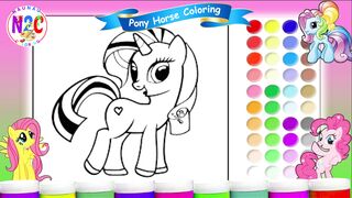 Pony Parade: Coloring a Collection of Adorable Ponies