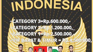 Resmi Harga tiket indonesia vs argentina 2023#fifa matchday