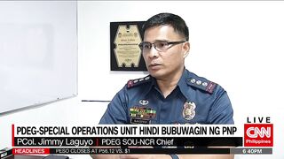 PDEG-Special Operations Unit hindi bubuwagin ng PNP