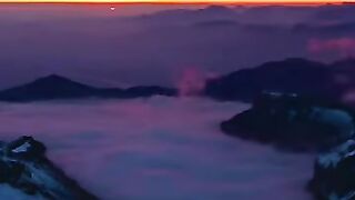 Amazing sunrise at Alter Säntis #switzerland #nature #travel #sunrise #shorts.mkv