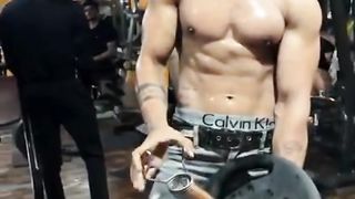 Body builder man attitude
