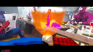 Miles Morales Vs All Multiverse Spider Man - Fight Scene | SPIDER MAN ACROSS THE SPIDER VERSE
