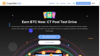 How To Earn BTC Now by CT Pool Test Drive Millions of Hashrate on Any Device
