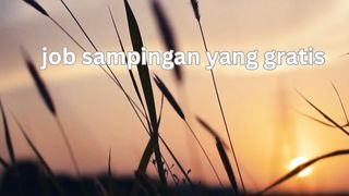 Pekerjaan sampingan