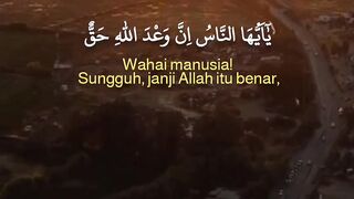 Surah Fatir ayat 5 #Syaikh Mansur as-salimy Free Repost - save--