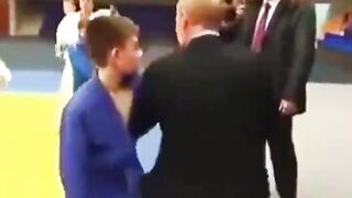 President Putin taught you to throw over your shoulder
