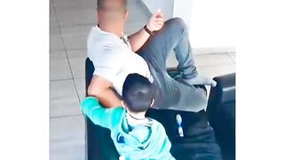Dad's funny video son kick shot phone is gone