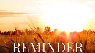 Reminder for today