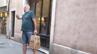BUSHMAN PRANK. SCARING PEOPLE IN FRANCE