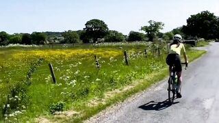 Cycling girl