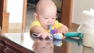 Small children cry