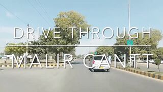 Malir Cantt Karachi - Evening Drive - Cantt Bazar