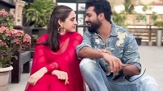 Vicky kashual and sara ali khan on thier new song.