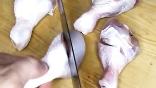 Руриная голень с рисам и овощами
