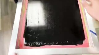 you are screen printing a tshirt