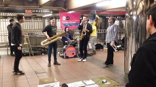 Lucky chops subway band - stand by me