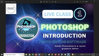 Adobe Photoshop Introduction TLCC Live Class
