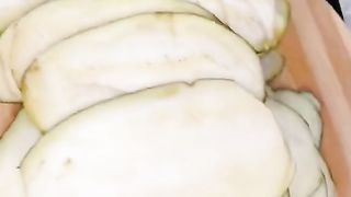 Baked cheesy eggplant