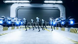 Aliens dance video
