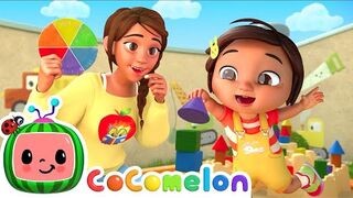 Colors Song with Nina and Miss Appleberry | CoComelon Nursery Rhymes & Kids Songs