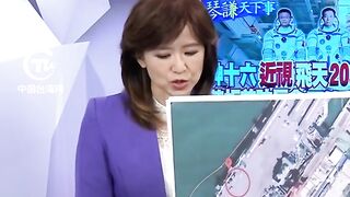 Did the Fujian ship have cracks captured by satellite?