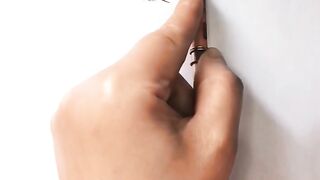 A few simple strokes to draw a bird .... #febspot #shorts #birds #howto