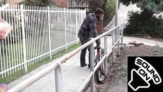 bike thief funny moment