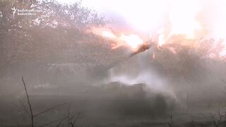 Muddy Roads And Bare Trees Expose Ukrainian Artillery Crews To New Dangers