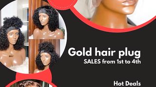 Gold Hair plug  Promo