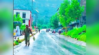 Rain in Muzaffarabad Kashmir