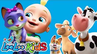 ????????????Learning Animals with Johny and Friends at Kindergarten - LooLoo KIDS Nursery Rhymes