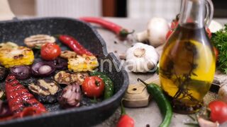 Grill stock video