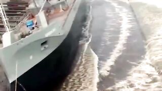 LAUNCH OF SHIPS INTO THE OCEAN ????❗❗❗
