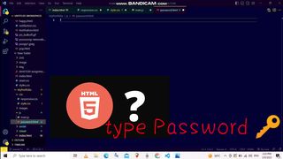 Coding wit Umair HTML CSS Password Type