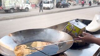 Making Poori for Breakfast