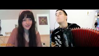 Virtuoso amazes girls on omegle Accordiion+beatbox