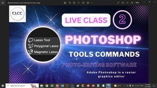 Adobe Photoshop Tools Commands Live Class-2