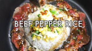 PEPPER LUNCH DUPE! Beef Pepper Rice Recipe