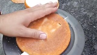 painapal cooking cake banana cake design market cake bakery cake #cooking #cake #youtubeshorts (1).