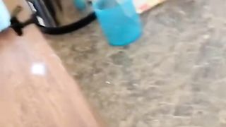 The moment the cat died