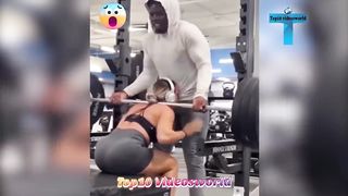 FUNNY GYM FAILS ???? TRY NOT TO LAUGH CHALLENGE. WORKOUT EPIC FAILS