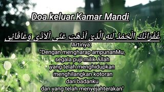 Doa keluar Kamar mandi