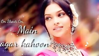 main agar kahoon | shah rukh khan | Dipika Padukone | om Shanti Om| sonu nigam & Shreya Ghoshal