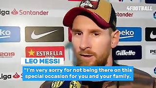 Lionel Messi message to Sergio❤️