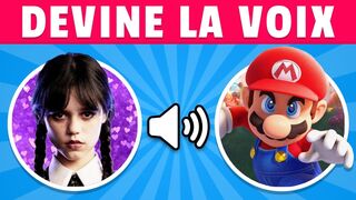 Guess the Characters from their VOICE ???? | Mario, Wednesday, Sonic, Disney.