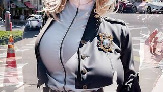 Beautiful Police Cosplay - AI Art Lookbook - AI Painting Beauty