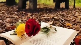 books looks flowers