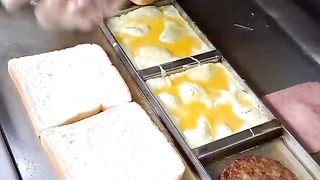 Korean Street Food Toasted Sandwich